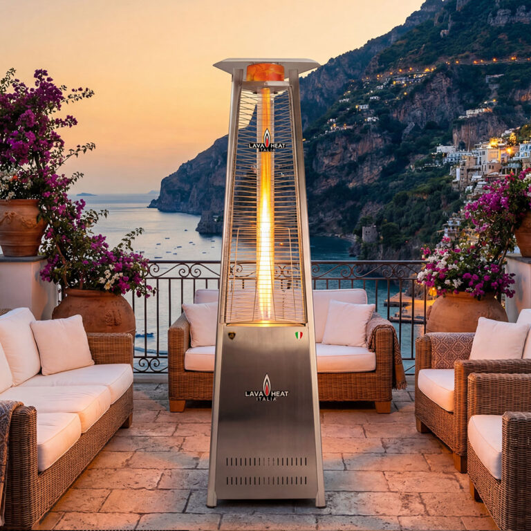 LAVA LITE KD Patio Heater – Positano Flame Tower Collection