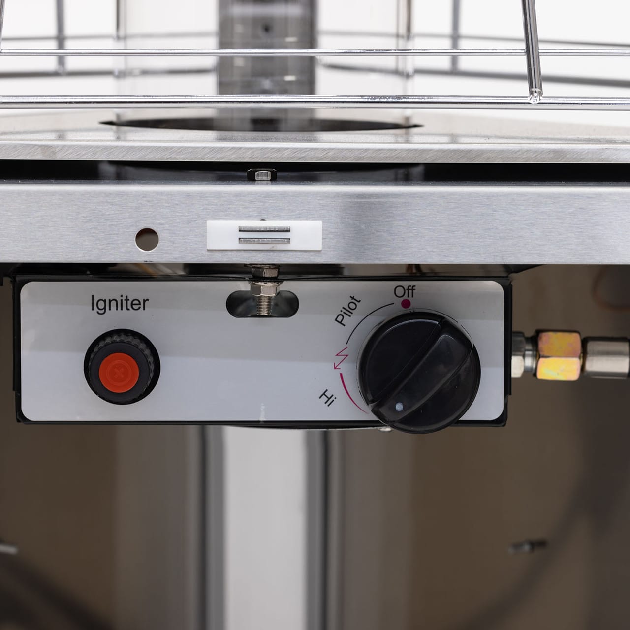 LAVA LITE A-LINE Commercial Flame Natural Gas Patio Heater-Stainless Steel - 51,000 BTU