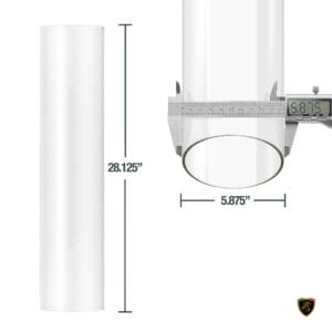 Lava Heat Italia - Glass Tube Replacement for Ember / Milano Patio Heaters