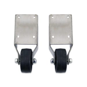 Lava Heat Italia - Wheel Kit for Capri Patio Heaters - Stainless Steel