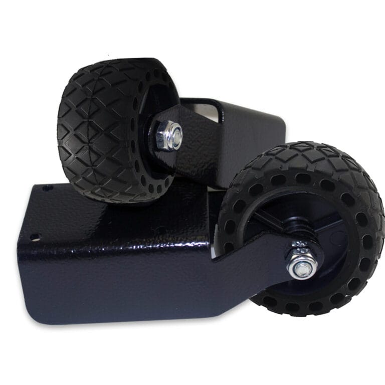 LHP-881 - Wheel Kit for Lava Lite - UPGRADE - All Terrain - HAMMERED BLACK