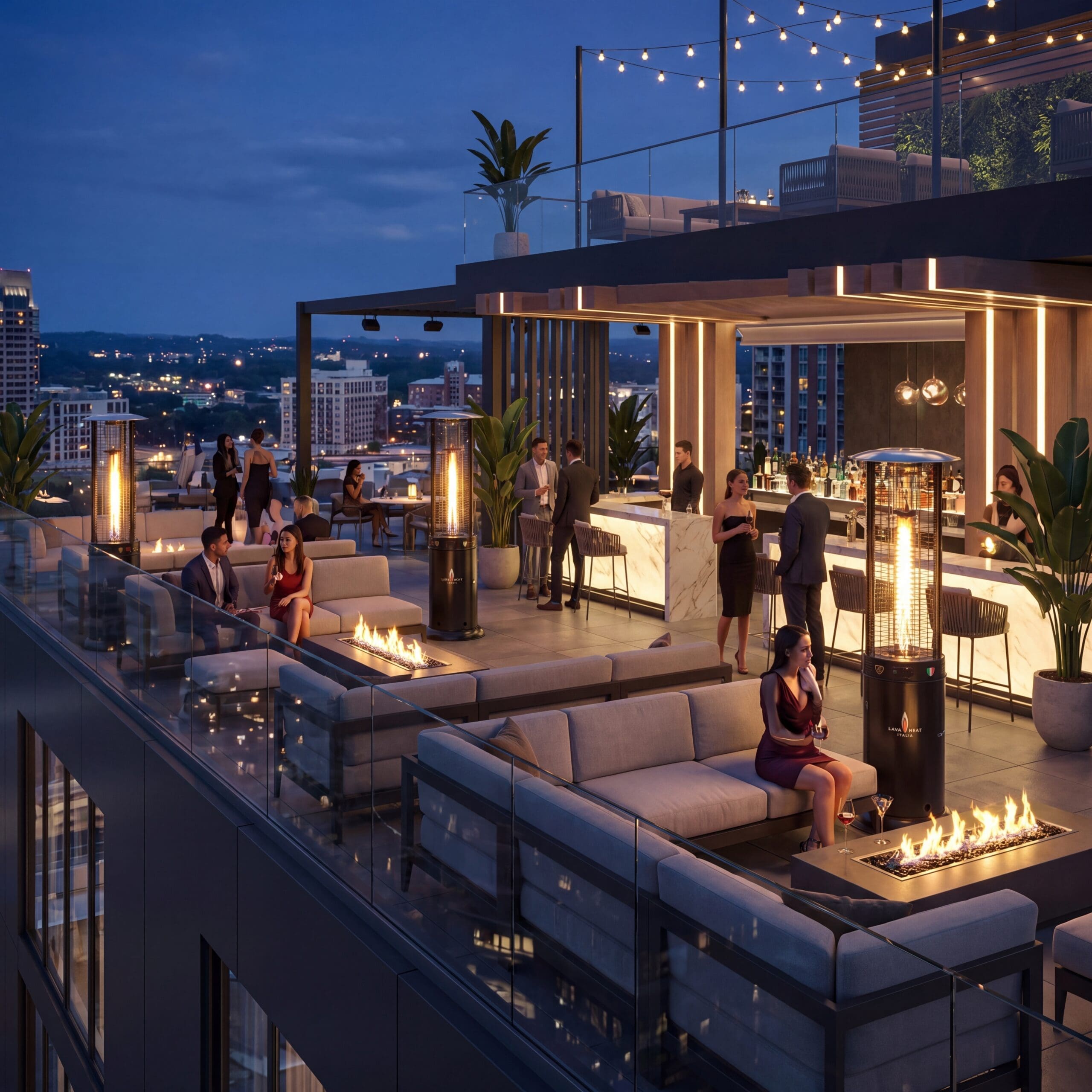 Lava Heat rooftop