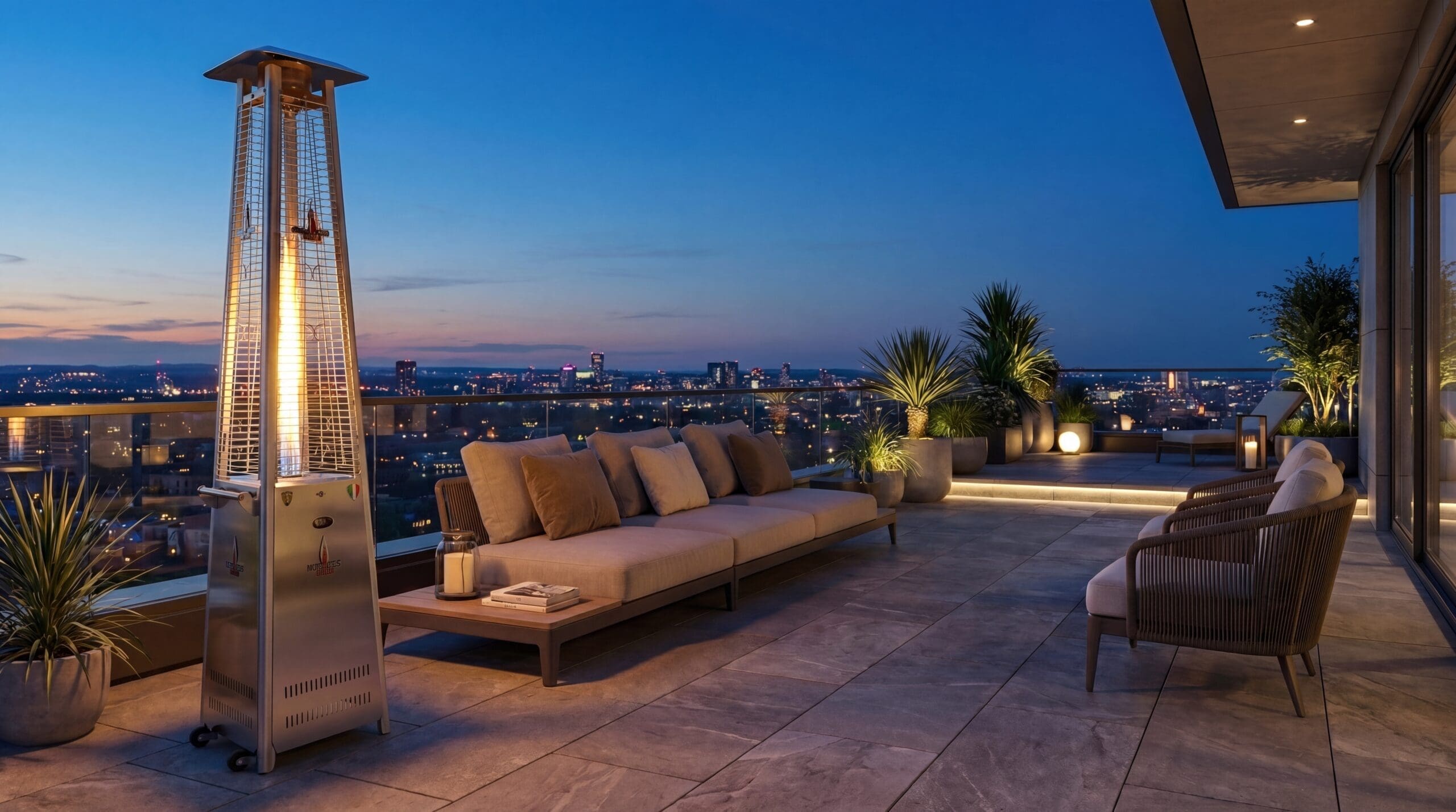 The 2G Flame Tower Patio Heater