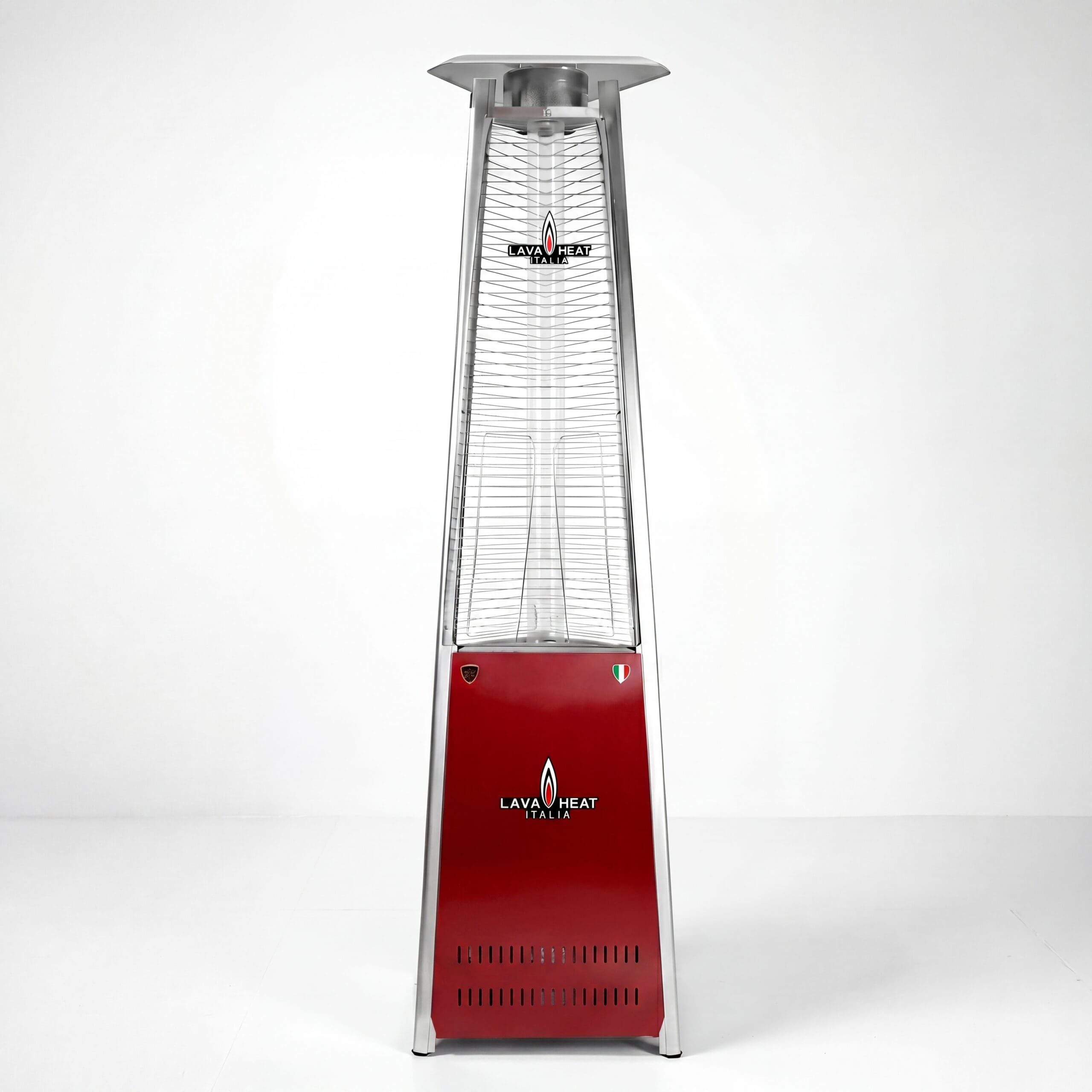 The Lava Lite 1876 in Ruby Red
