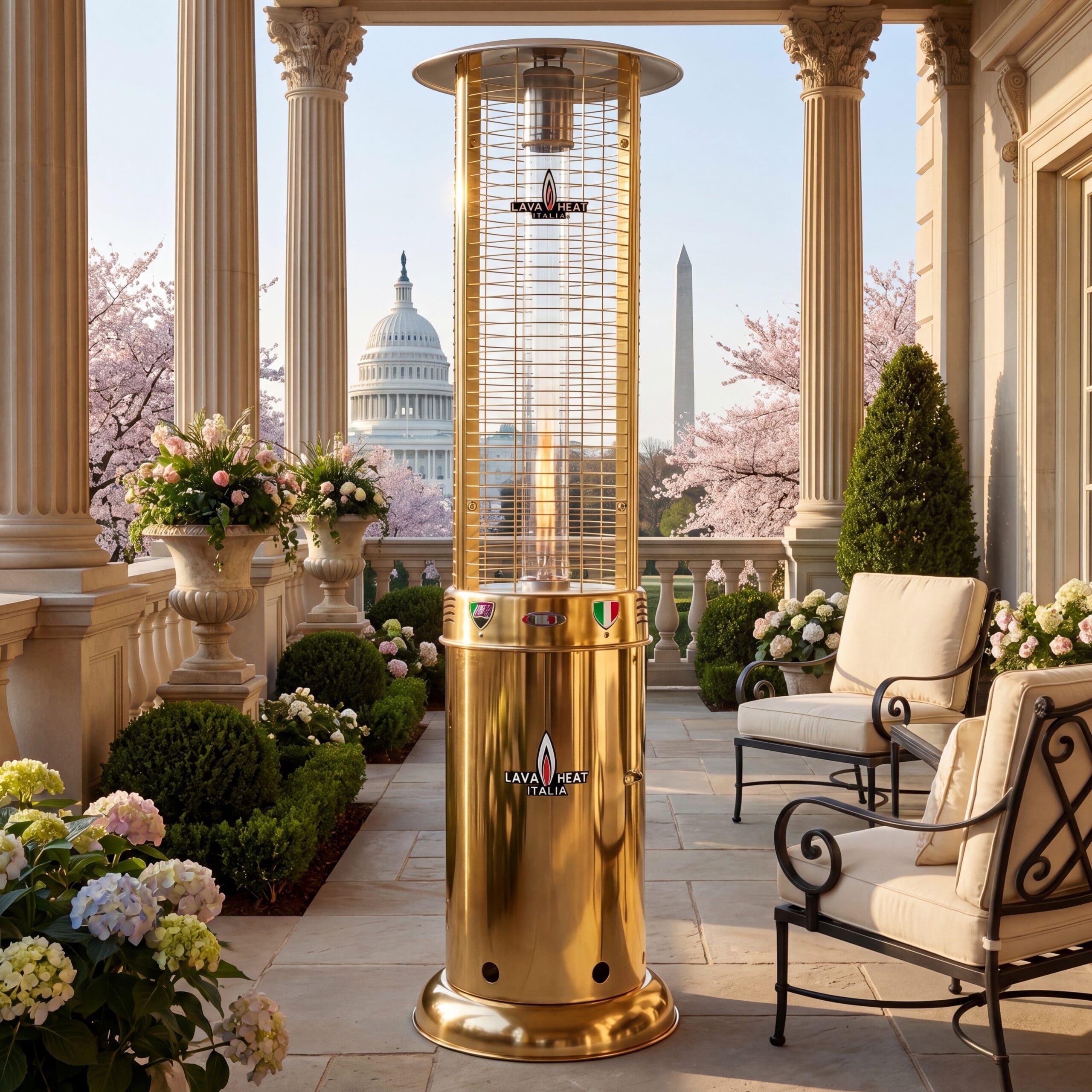 The Opus Gold America 250 Edition in lifestyle setting