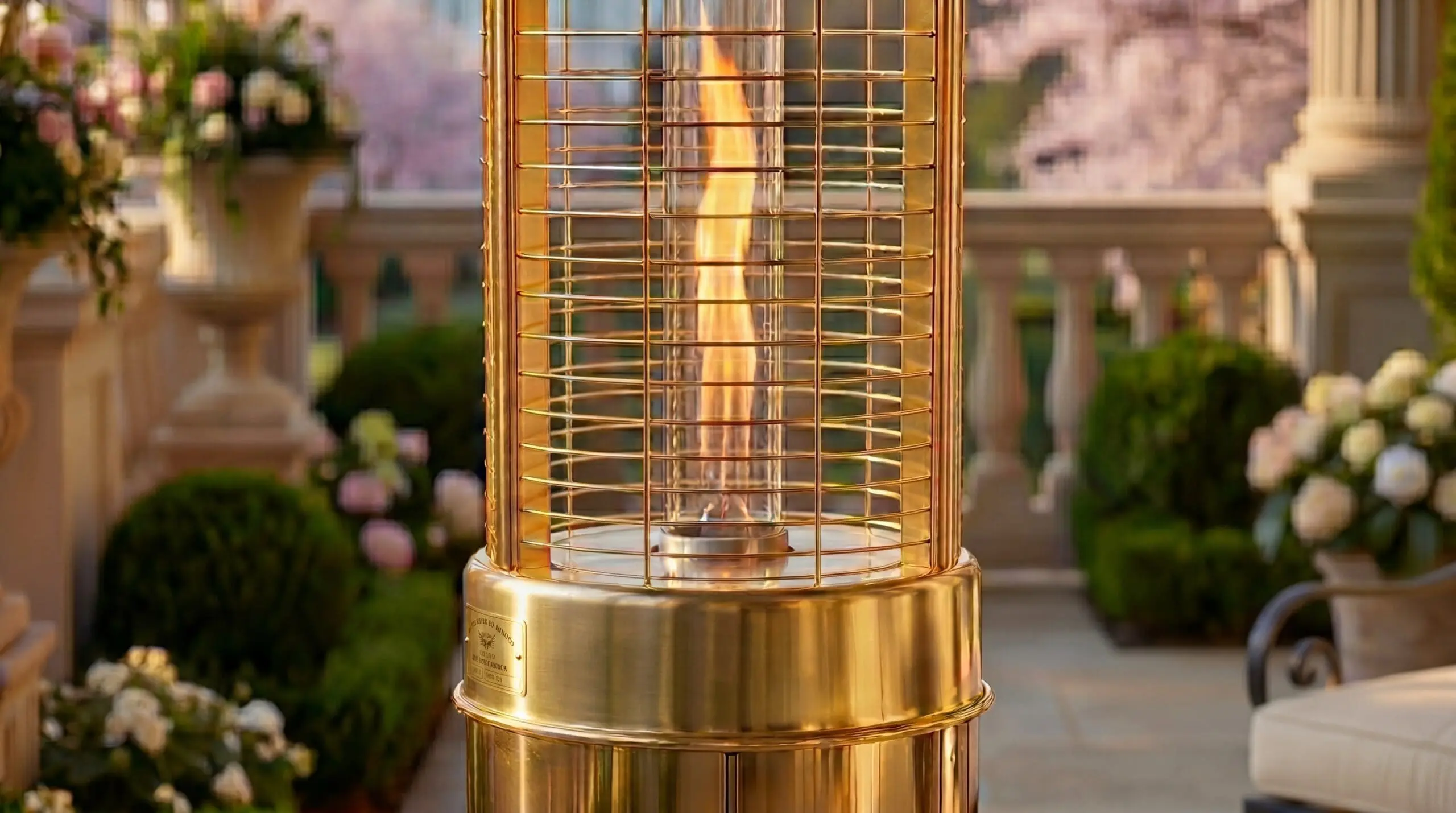 The Opus Gold America 250 Edition photographed close, showing the engraved brass plaque affixed to the unit