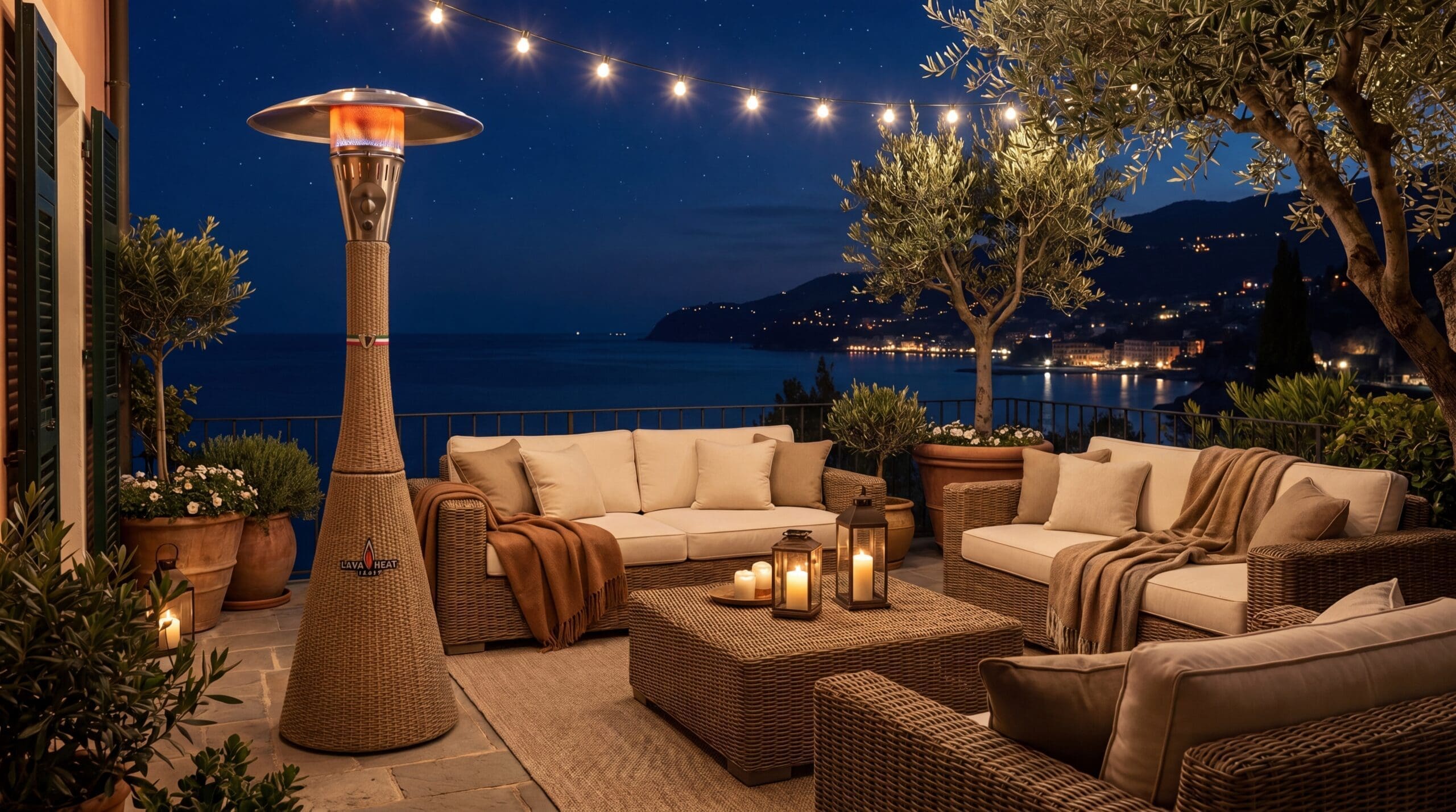 The Palermo Rattan Patio Heater